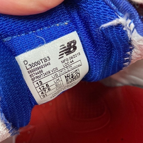 New Balance REVlite FantomFit L3000TB3 Metal Spike Toe Protect Baseball Cleats - Picture 4 of 16